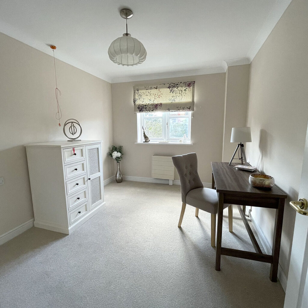 Bedroom 2 in first floor apartment at Blake Court