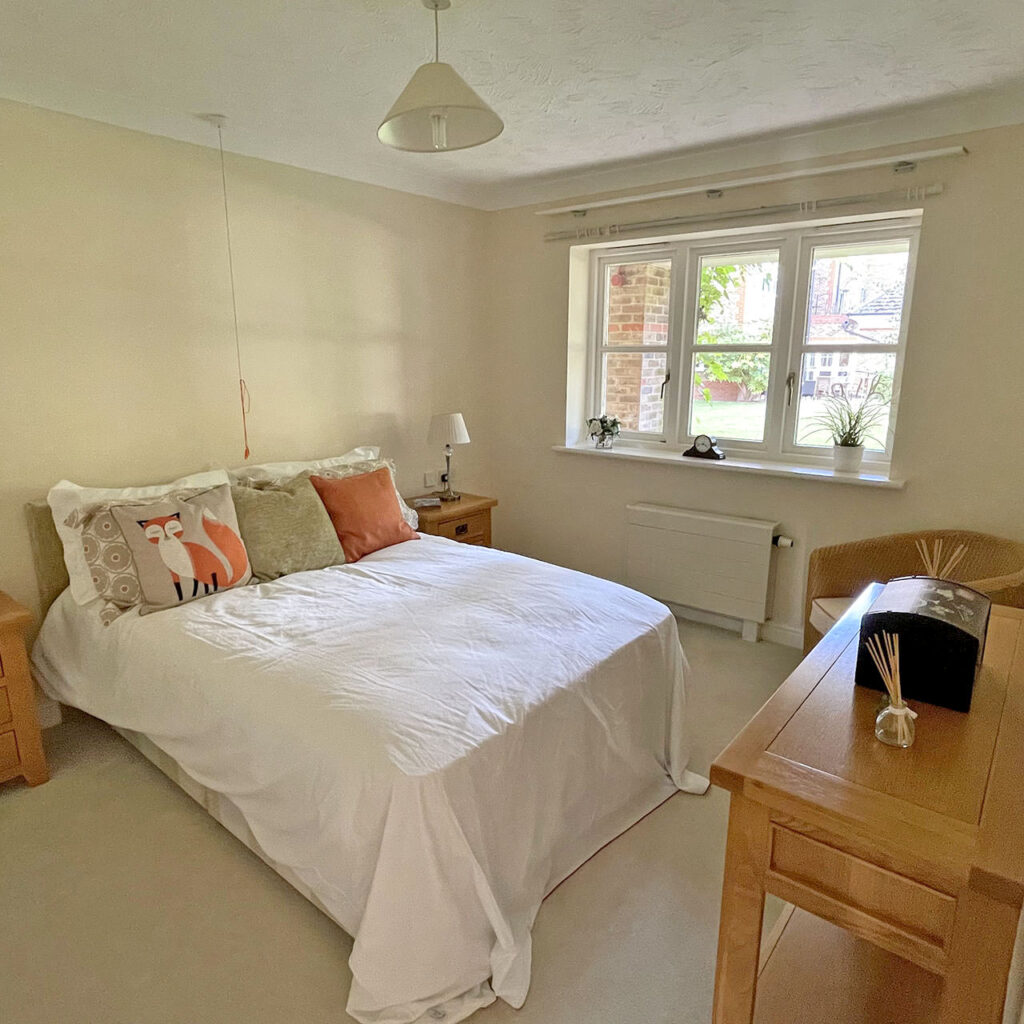 Bedroom 1 in ground floor apartment at Blake Court