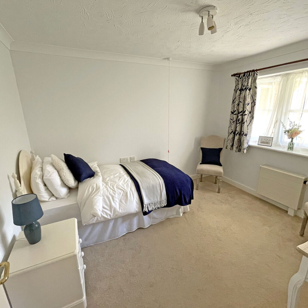 Bedroom 1 in ground floor apartment at Blake Court