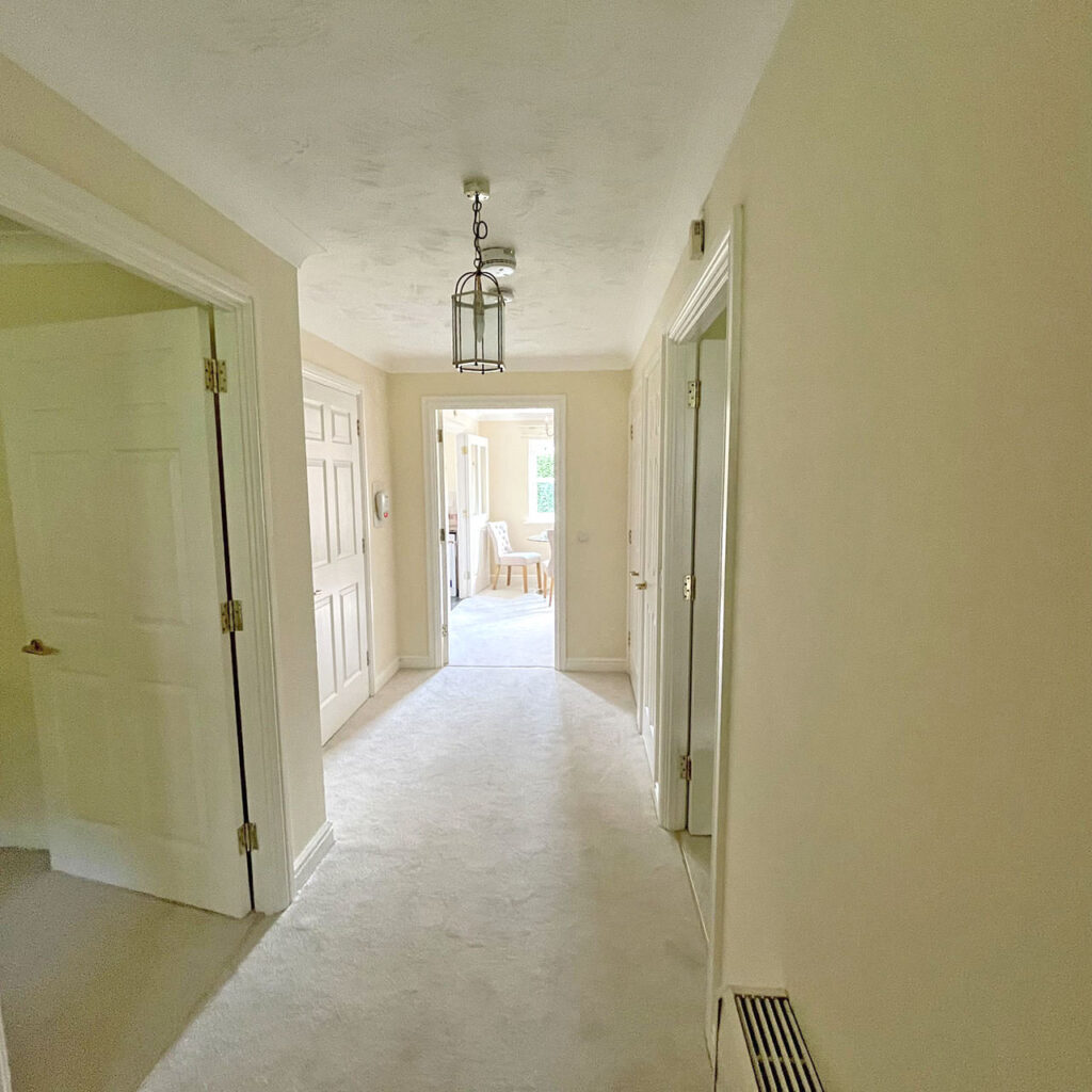 Hallway in ground floor apartment at Blake Court